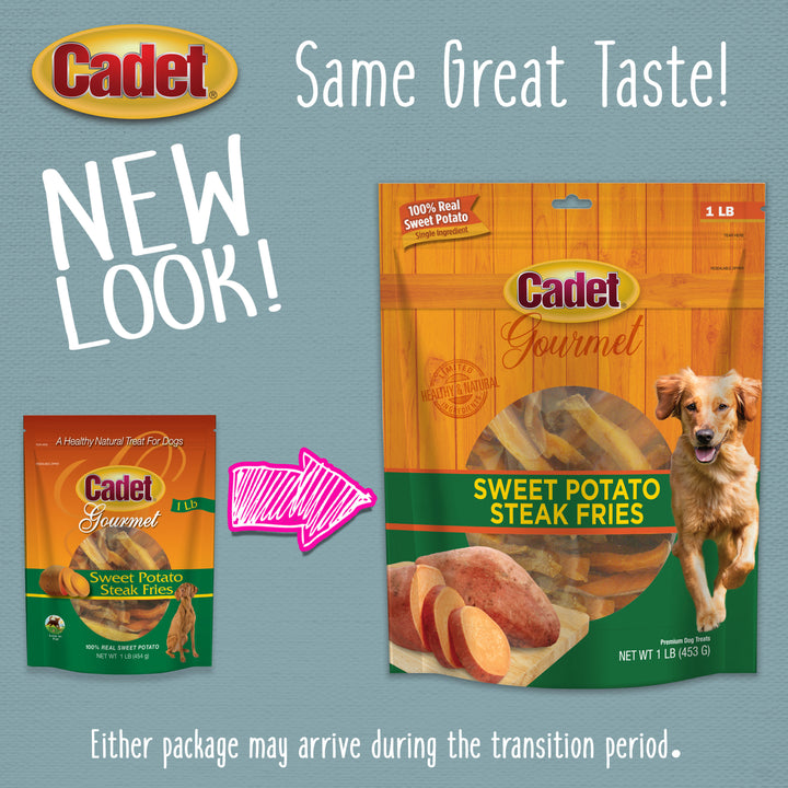 Cadet Gourmet Dog Sweet Potato Fries 1 Pound