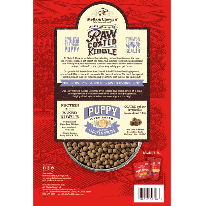 Kibble Raw Coated Chicken Puppy - 3.5 lb