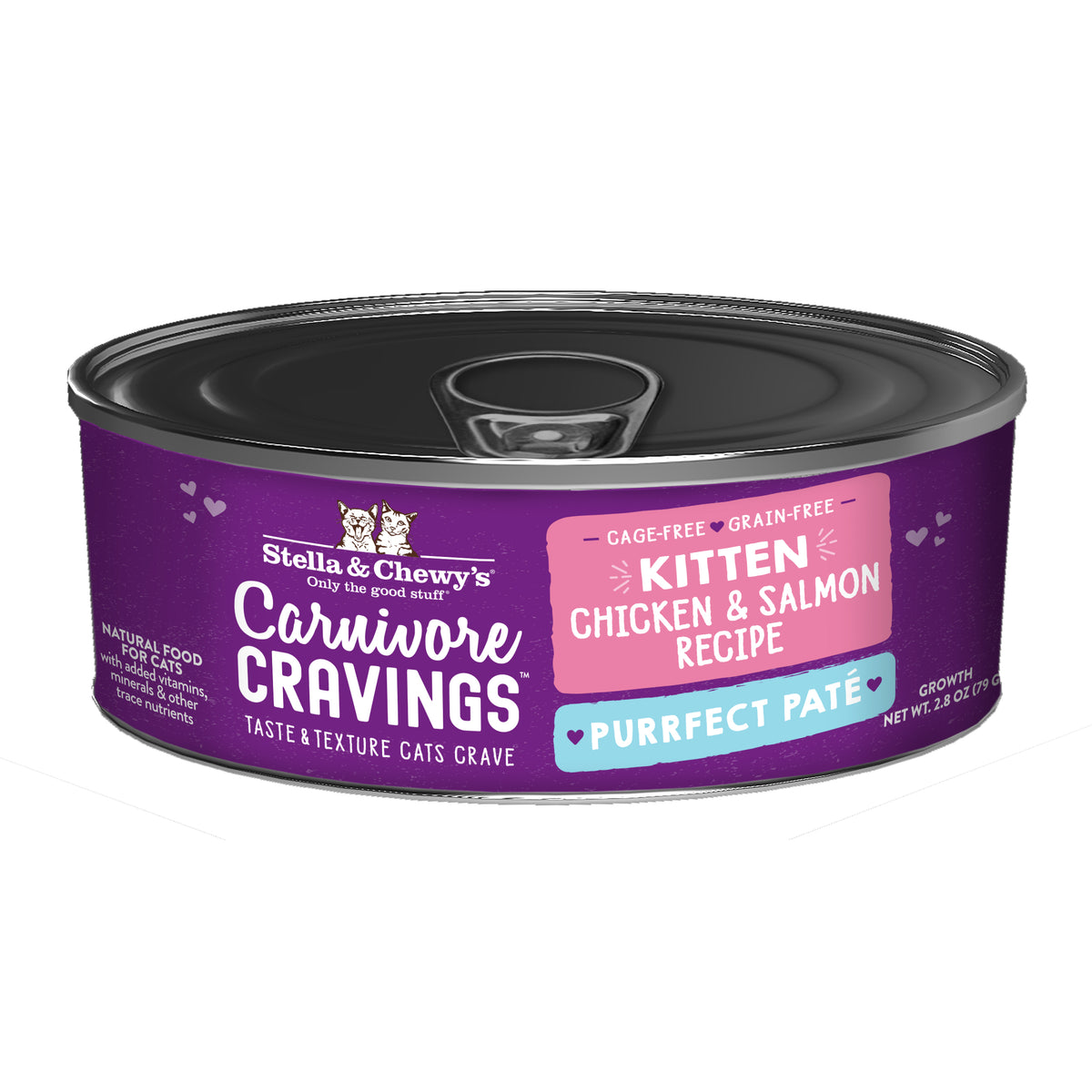 Carnivore Cravings Purrfect Pate Chicken & Salmon for Kittens - 2.8 oz