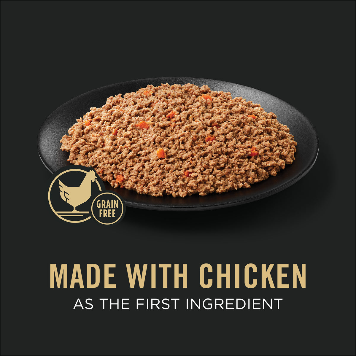 Pro Plan Complete Essentials Grain Free Chicken Carrot Entree Dog 13 oz unpacked