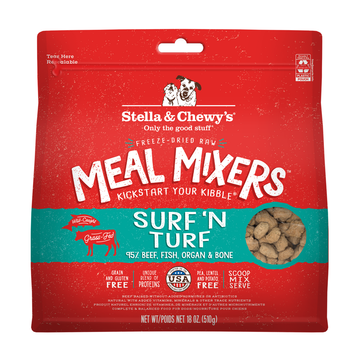 Freeze-Dried Surf & Turf Meal Mixers - 18 oz