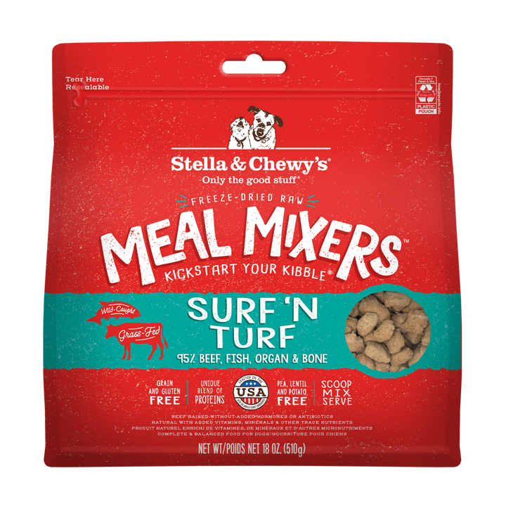Freeze-Dried Surf &amp; Turf Meal Mixers - 18 oz