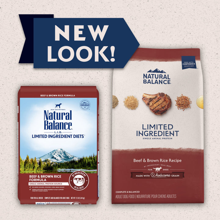Natural Balance Beef and Brown Rice 12lb