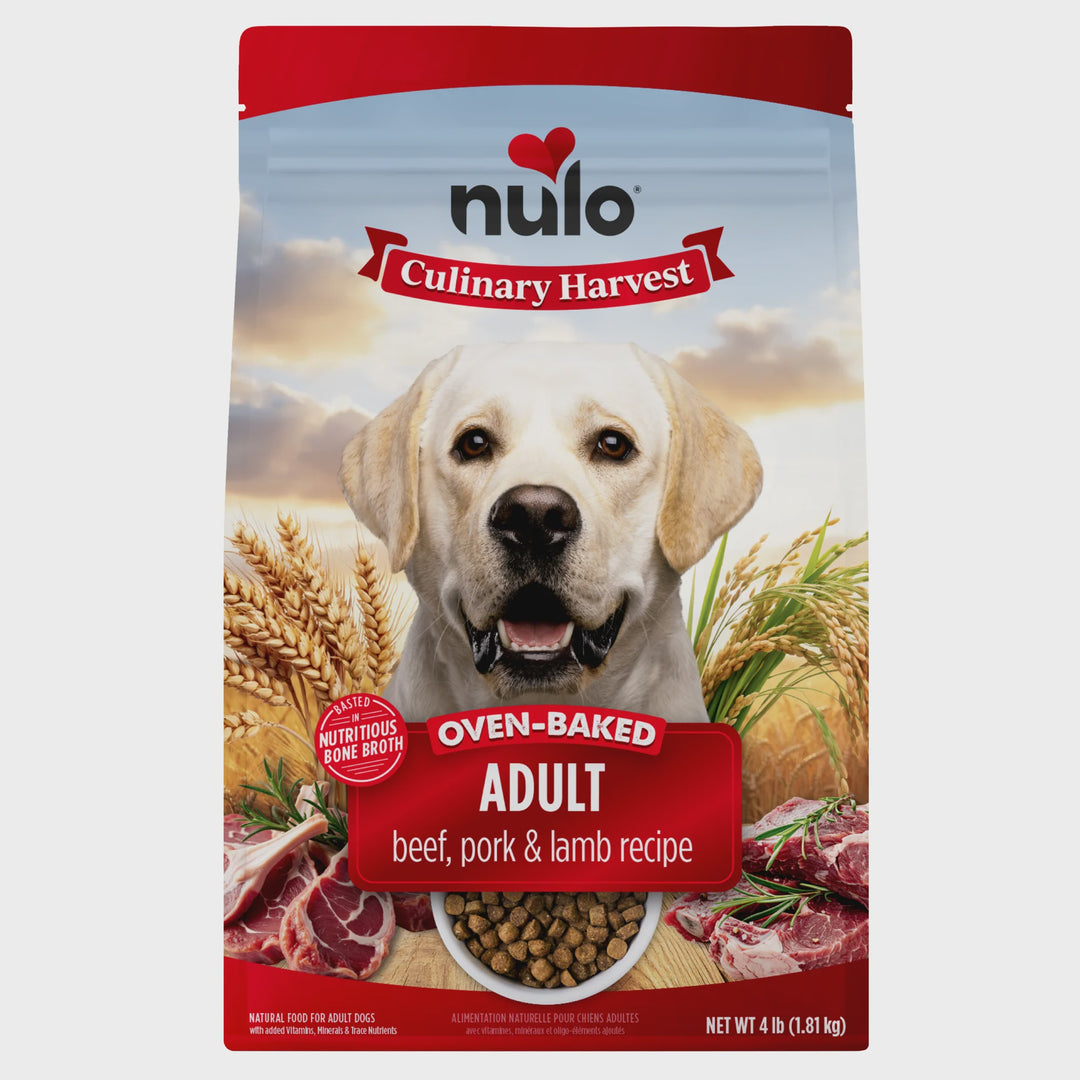 Nulo Culinary Harvest Baked Beef Pork Lamb Dog 20 lb