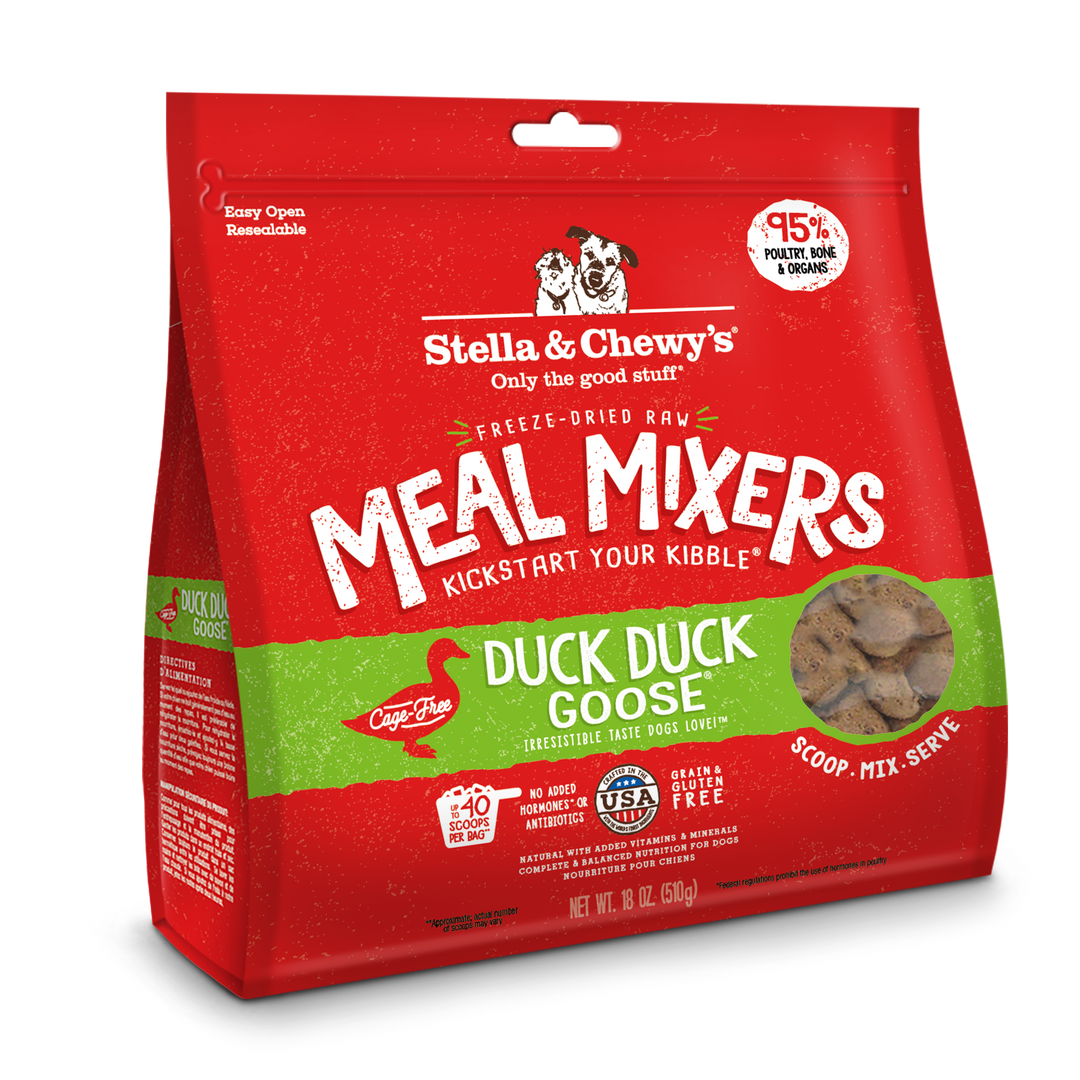 Freeze-Dried Duck Duck Goose Meal Mixers - 18 oz