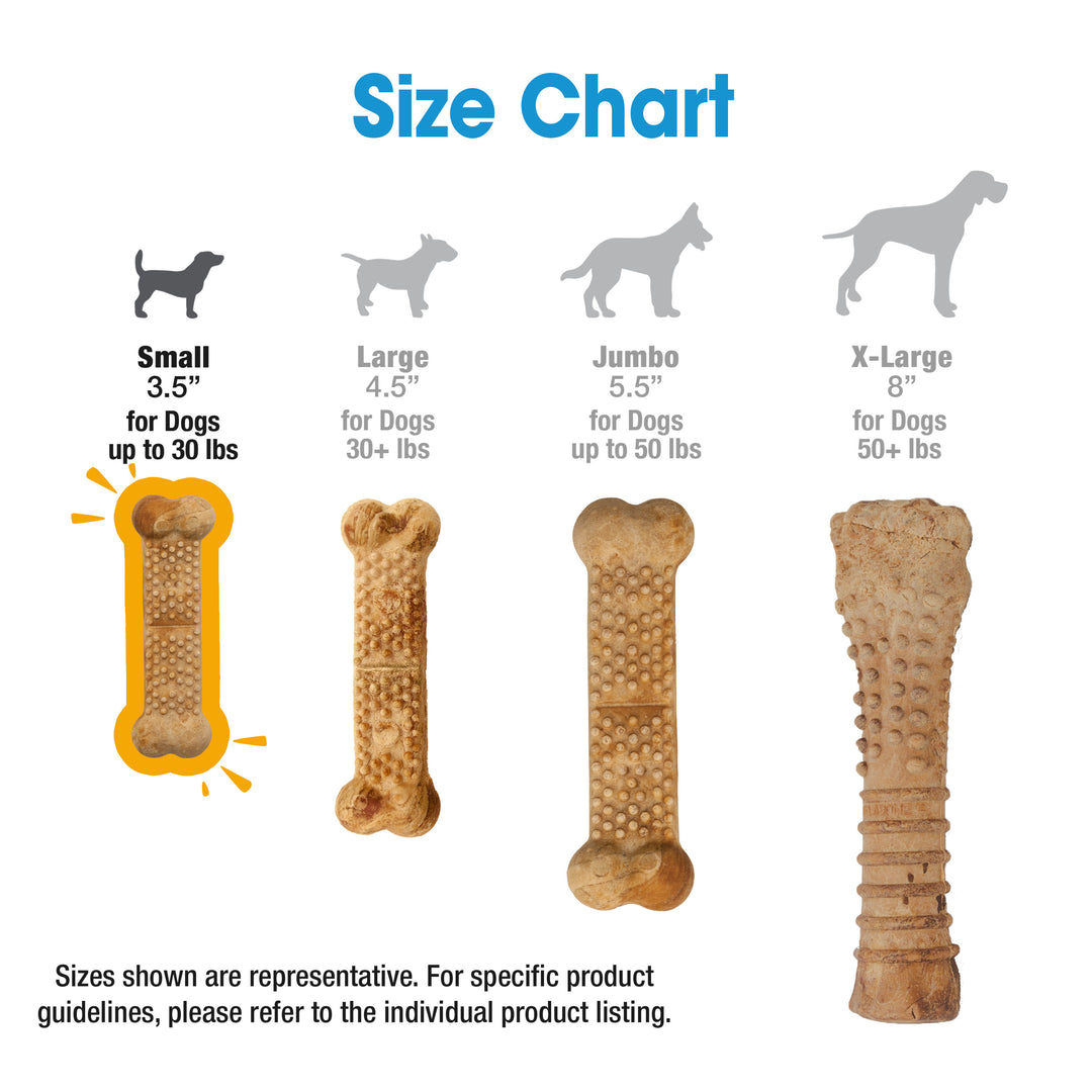 Nylabone Nubz Turkey &amp; Sweet Potato Puppy Chew Treats Small (28 Count)