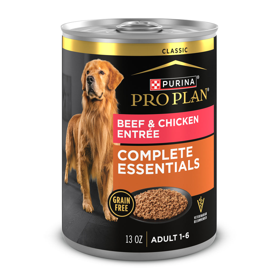 Pro Plan Complete Essentials Grain Free Classic Beef Chicken Dog 13 oz