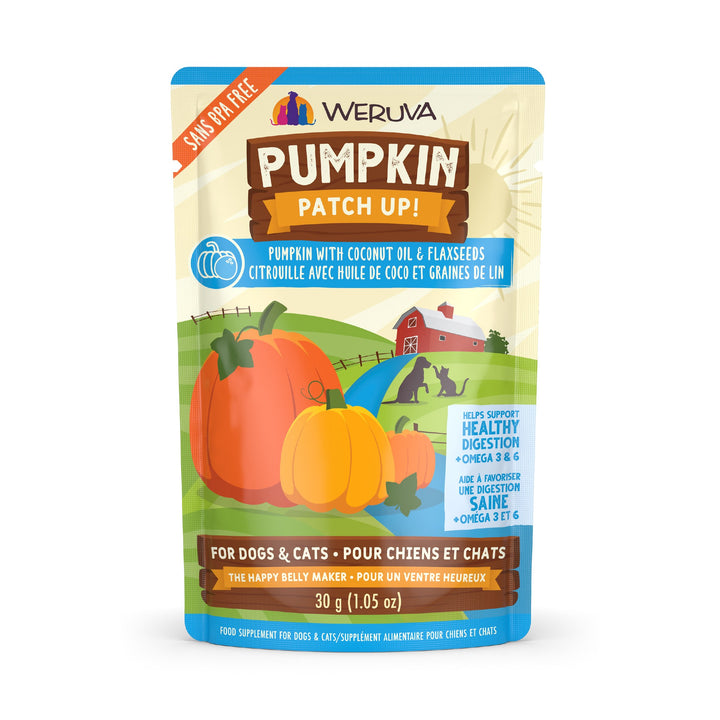 Weruva Pumpkin Patch Up Pumpkin with Coconut Oil Flaxseeds Pouch