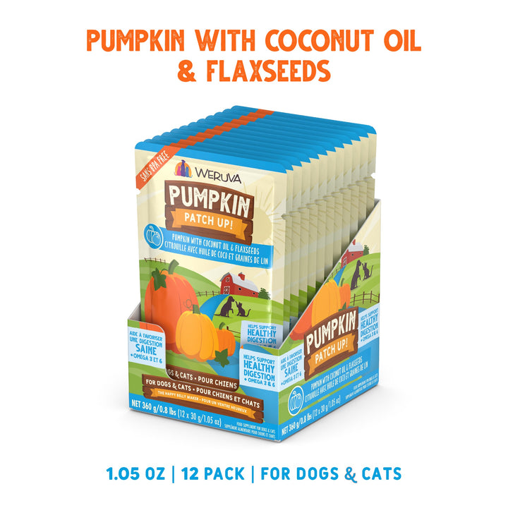 Weruva Pumpkin Patch Up Pumpkin with Coconut Oil Flaxseeds Pouch
