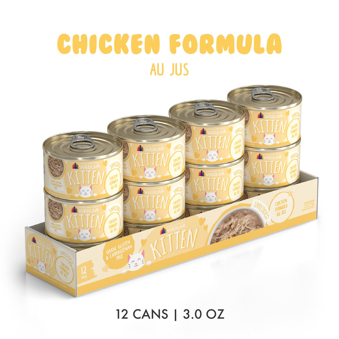 Weruva Cat Can Kitten Chicken Au Jus Gravy 3 oz
