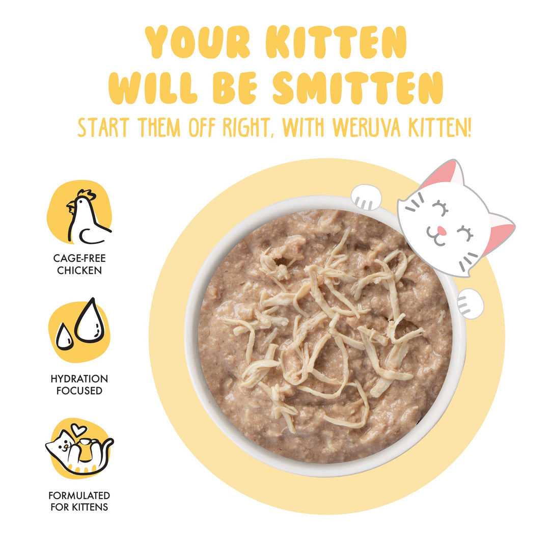 Weruva Cat Can Kitten Chicken Au Jus Gravy 3 oz