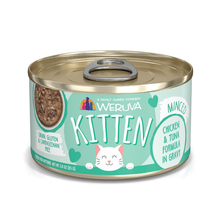 Weruva Cat Can Kitten Chicken Tuna Gravy 3 oz
