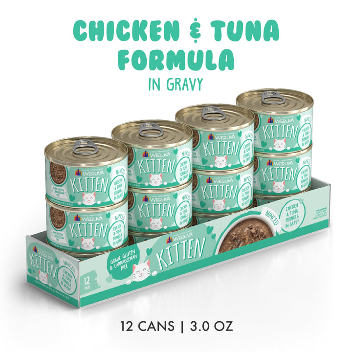 Weruva Cat Can Kitten Chicken Tuna Gravy 3 oz