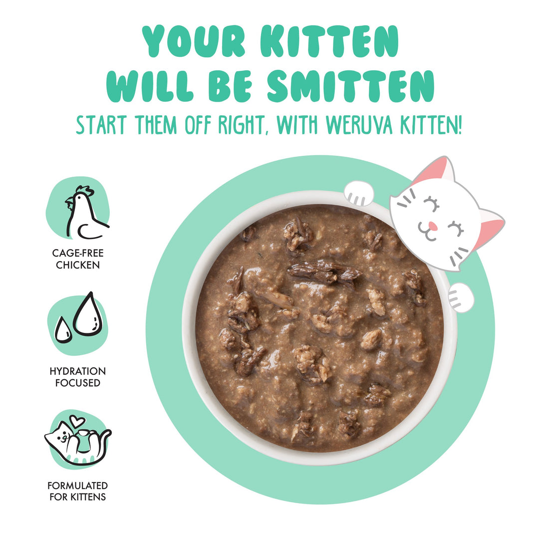 Weruva Cat Can Kitten Chicken Tuna Gravy 3 oz