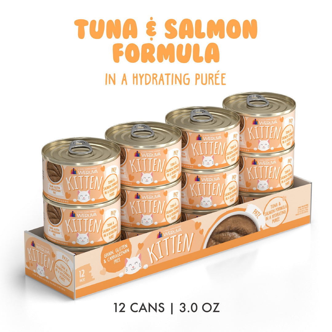 Weruva Kitten Puree Tuna Salmon Cat Treat 3 Oz