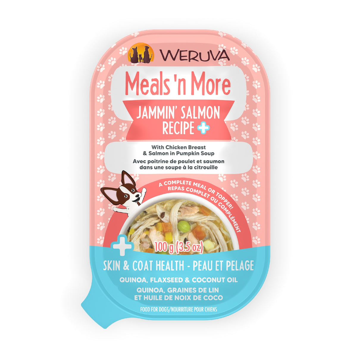 Weruva Meals More Dog Food Jammin Salmon 3.5 oz