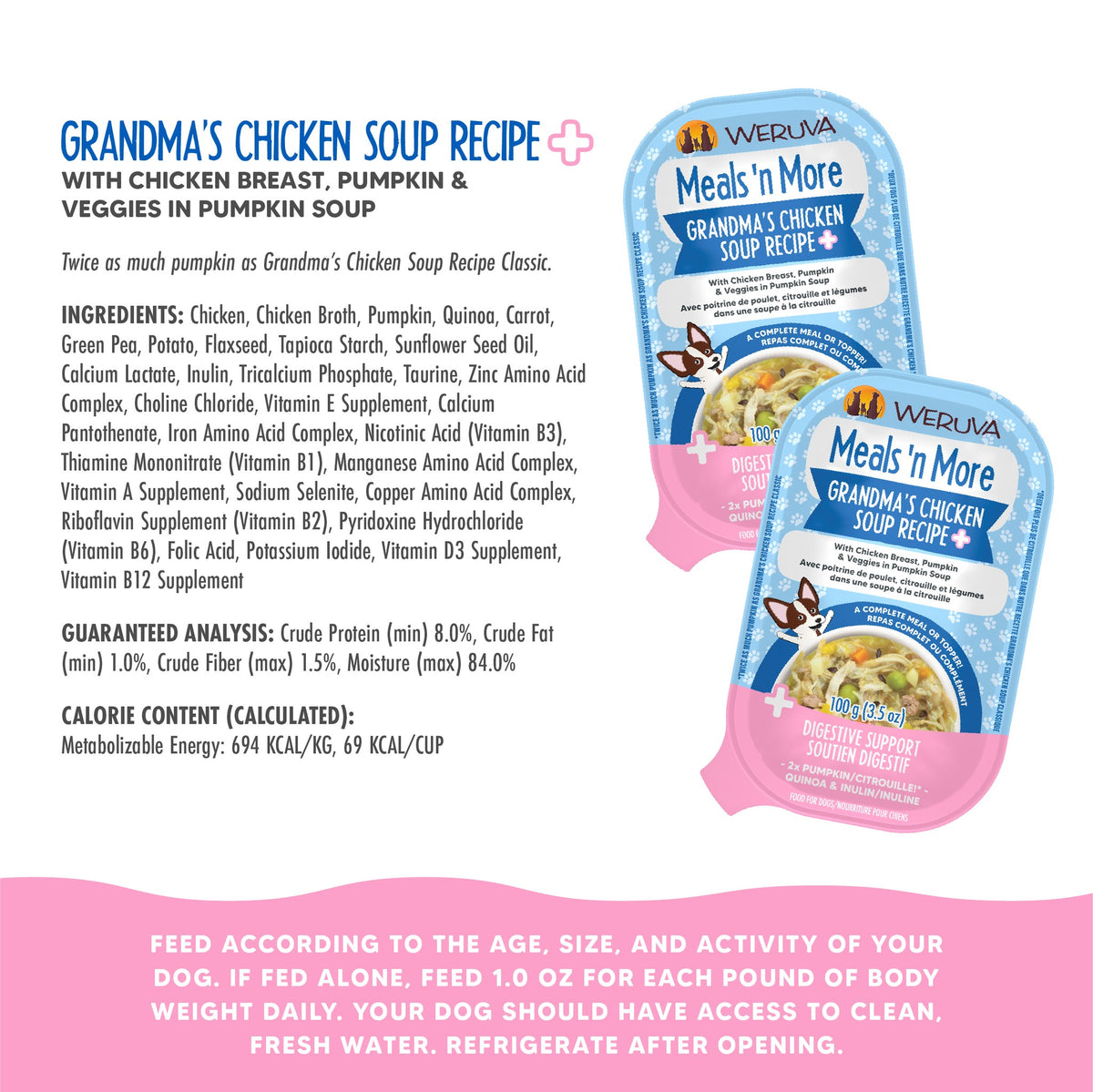 Weruva Meals n More Dog Grandmas Soup Digestive Support