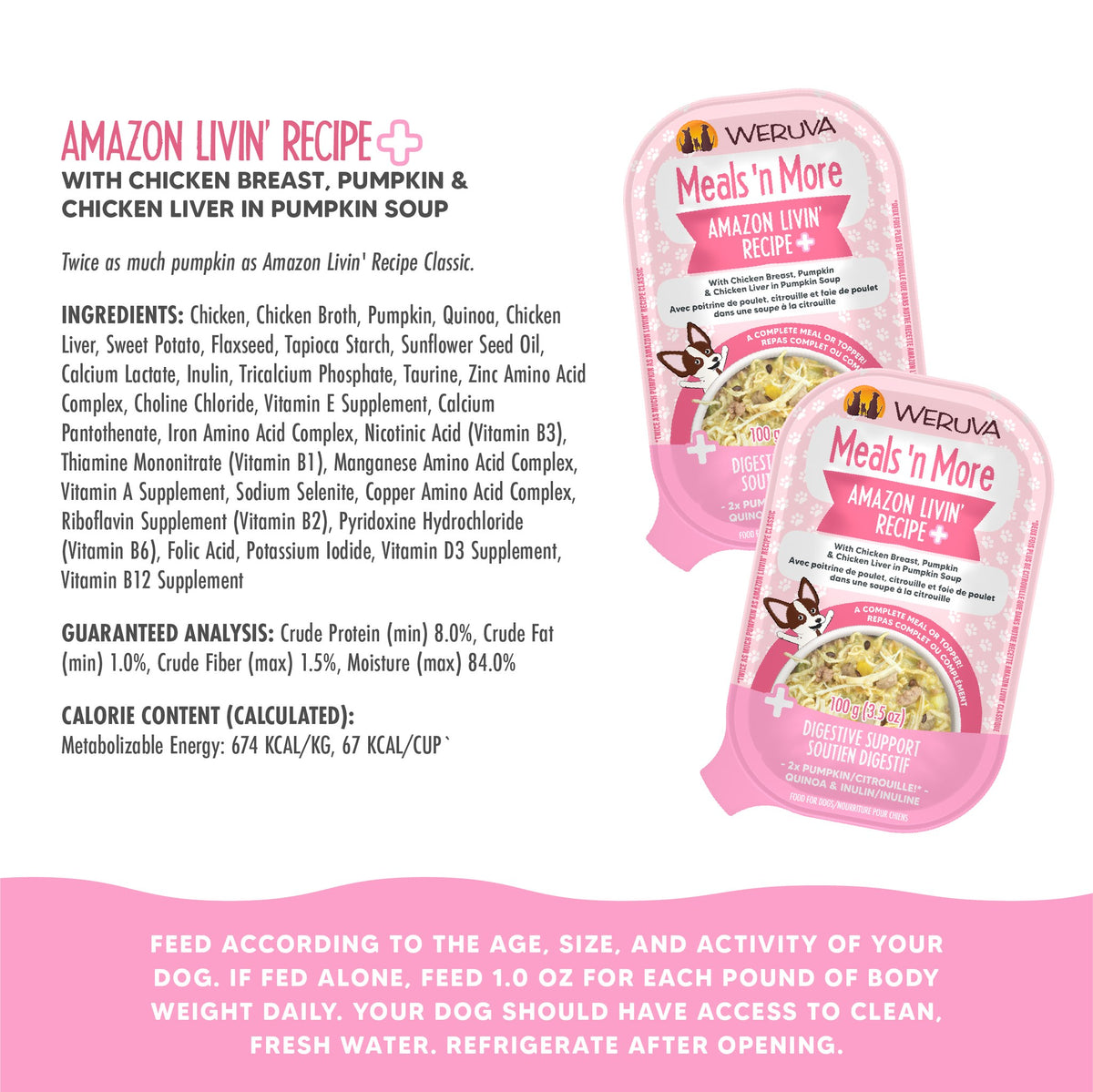 Weruva Meals N More Amazon Livin 3.5oz
