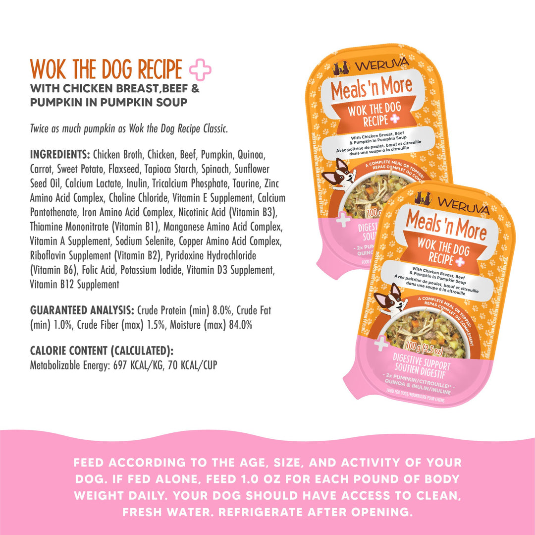 Weruva Dog Wet Meals More Wok the Dog 3.5 oz