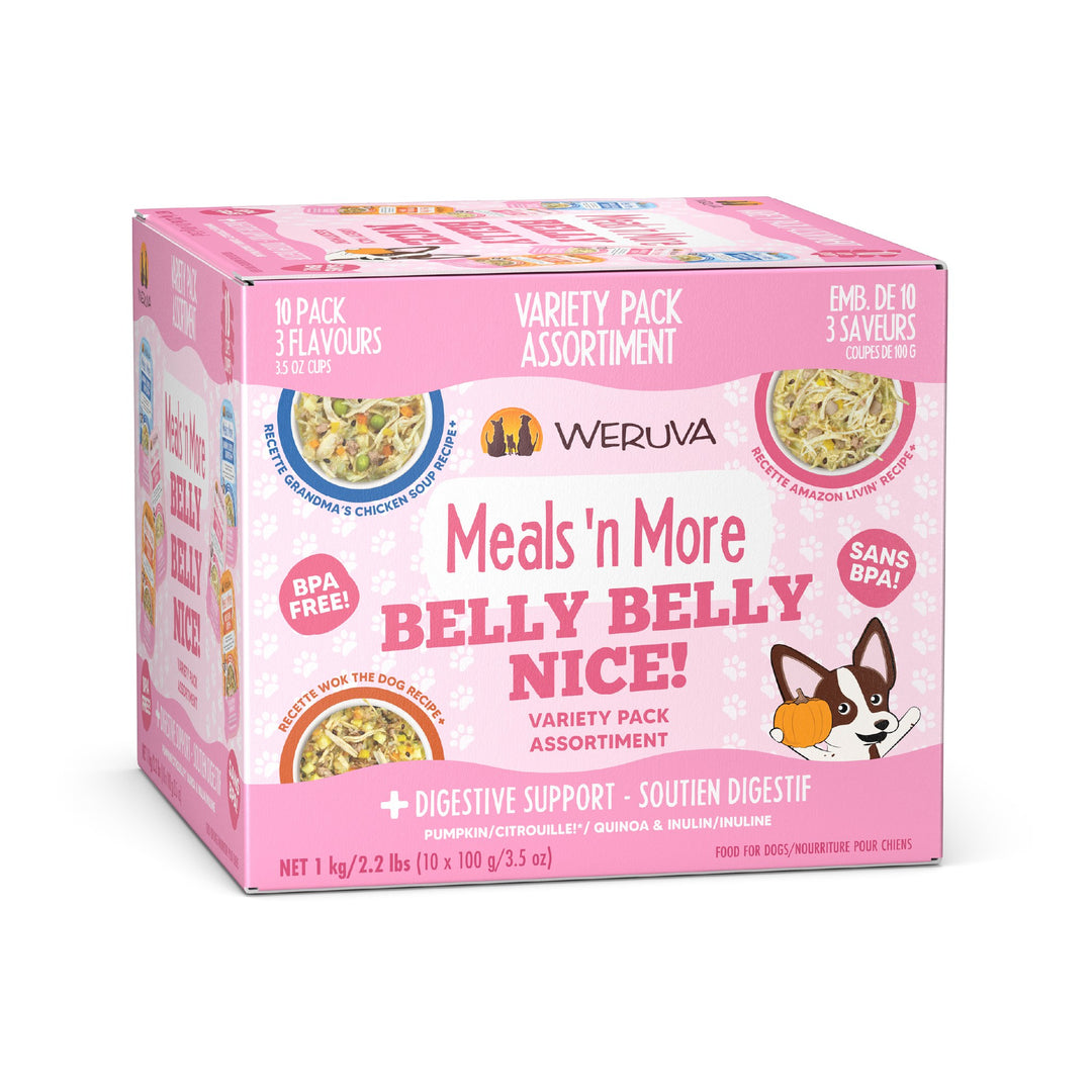 Weruva Meals More Dog Food Belly Belly Value Pack