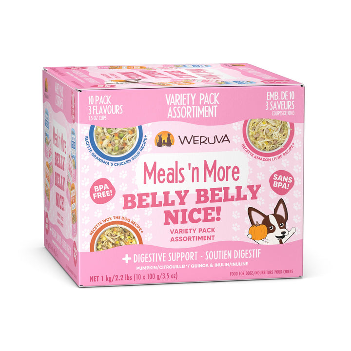 Weruva Meals More Dog Food Belly Belly Value Pack