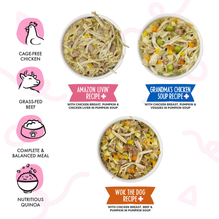 Weruva Meals More Dog Food Belly Belly Value Pack