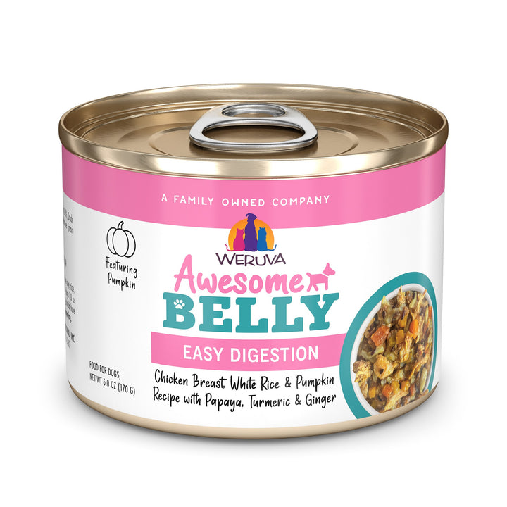 Weruva Dog Can Awesome Belly Chicken Veggie 6 oz
