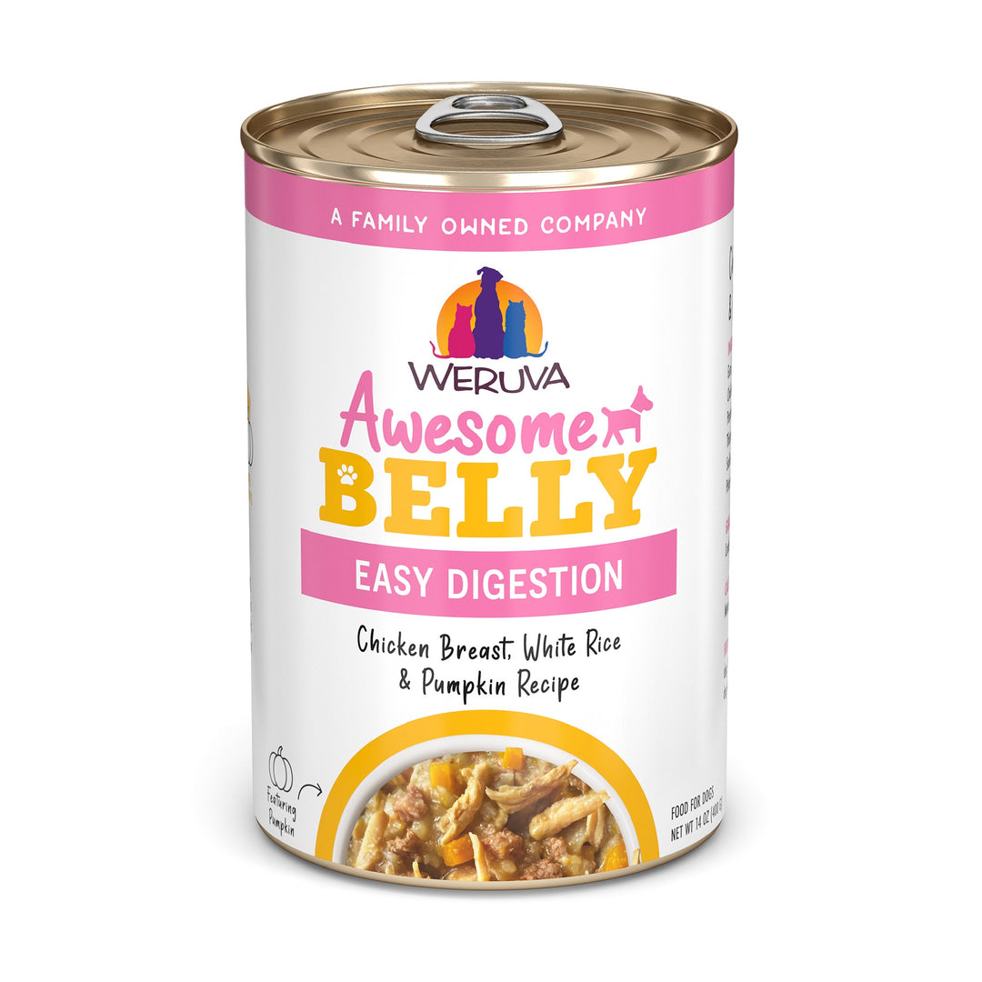 Weruva Awesome Functions Belly Chicken Rice Can Dog 14 oz