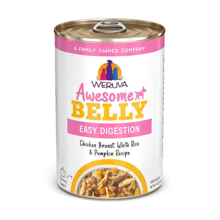 Weruva Awesome Functions Belly Chicken Rice Can Dog 14 oz
