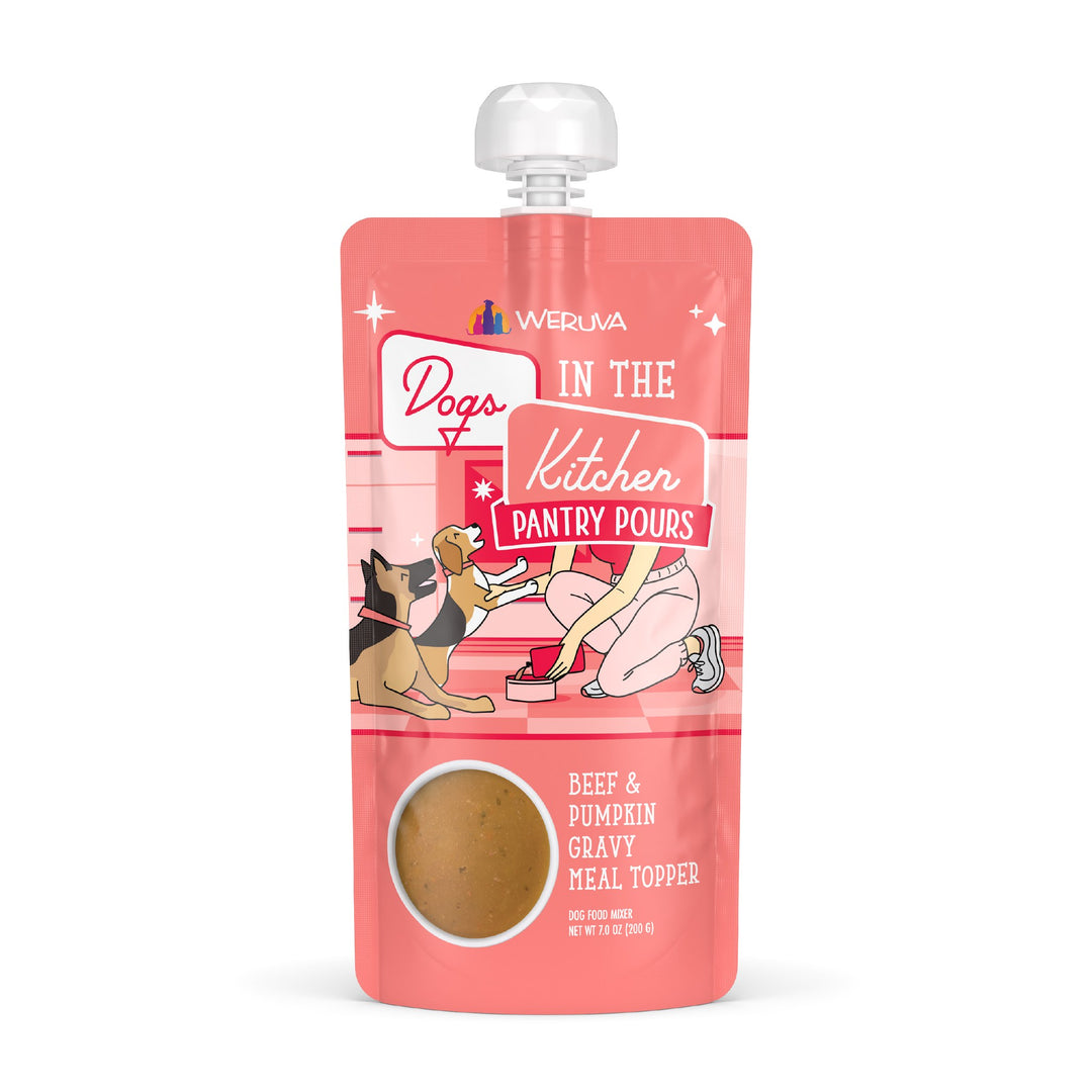 Weruva Dog Wet DITK Pantry Pours Beef Pumpkin Gravy 7 oz