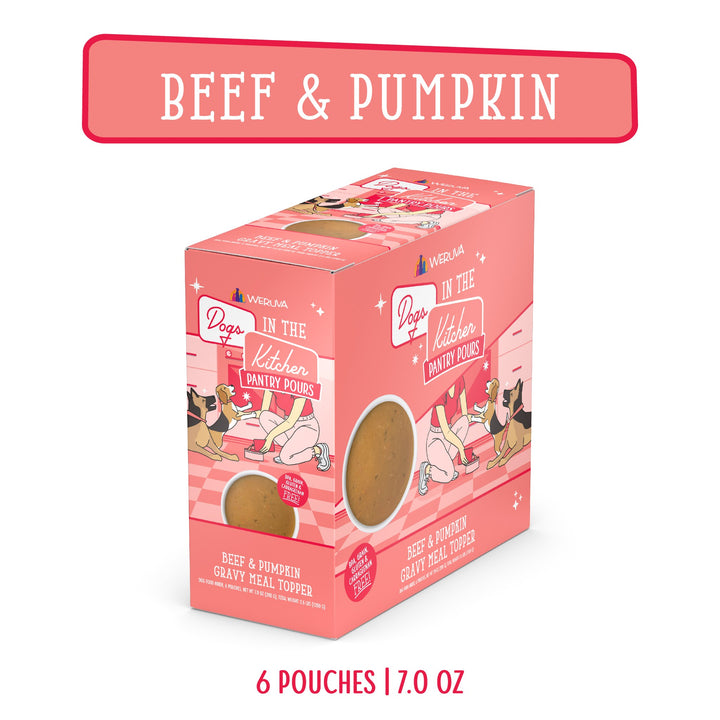 Weruva Dog Wet DITK Pantry Pours Beef Pumpkin Gravy 7 oz