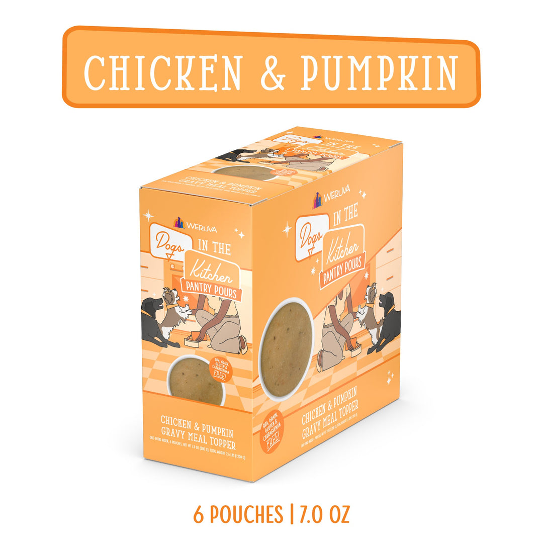 Weruva Dog Wet DITK Pantry Pours Chicken Pumpkin Gravy 7 oz