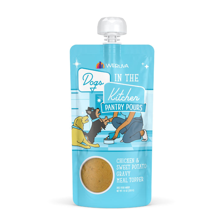 Weruva Dog Wet DITK Pantry Pours Chicken Sweet Potato Gravy 7 oz