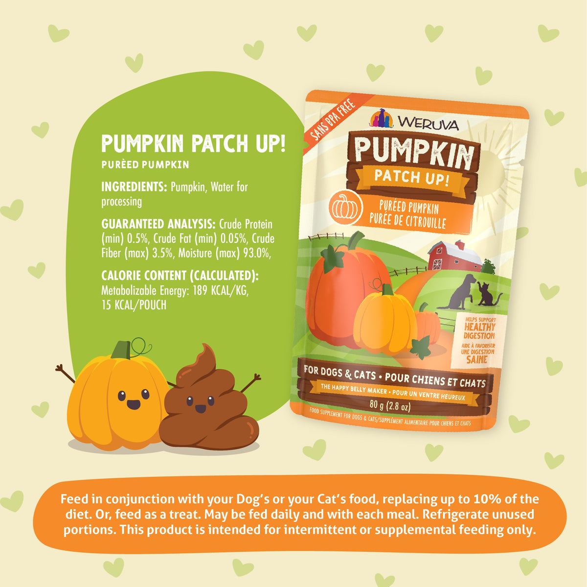 WERUVA PUMPKIN POUCHES 2.8oz