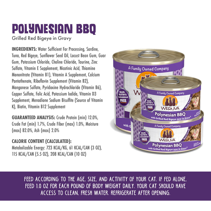 Weruva Polynesian BBQ Cat 3oz ****