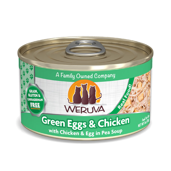Weruva Cat Classic Can GF Green Eggs Chicken 3 oz