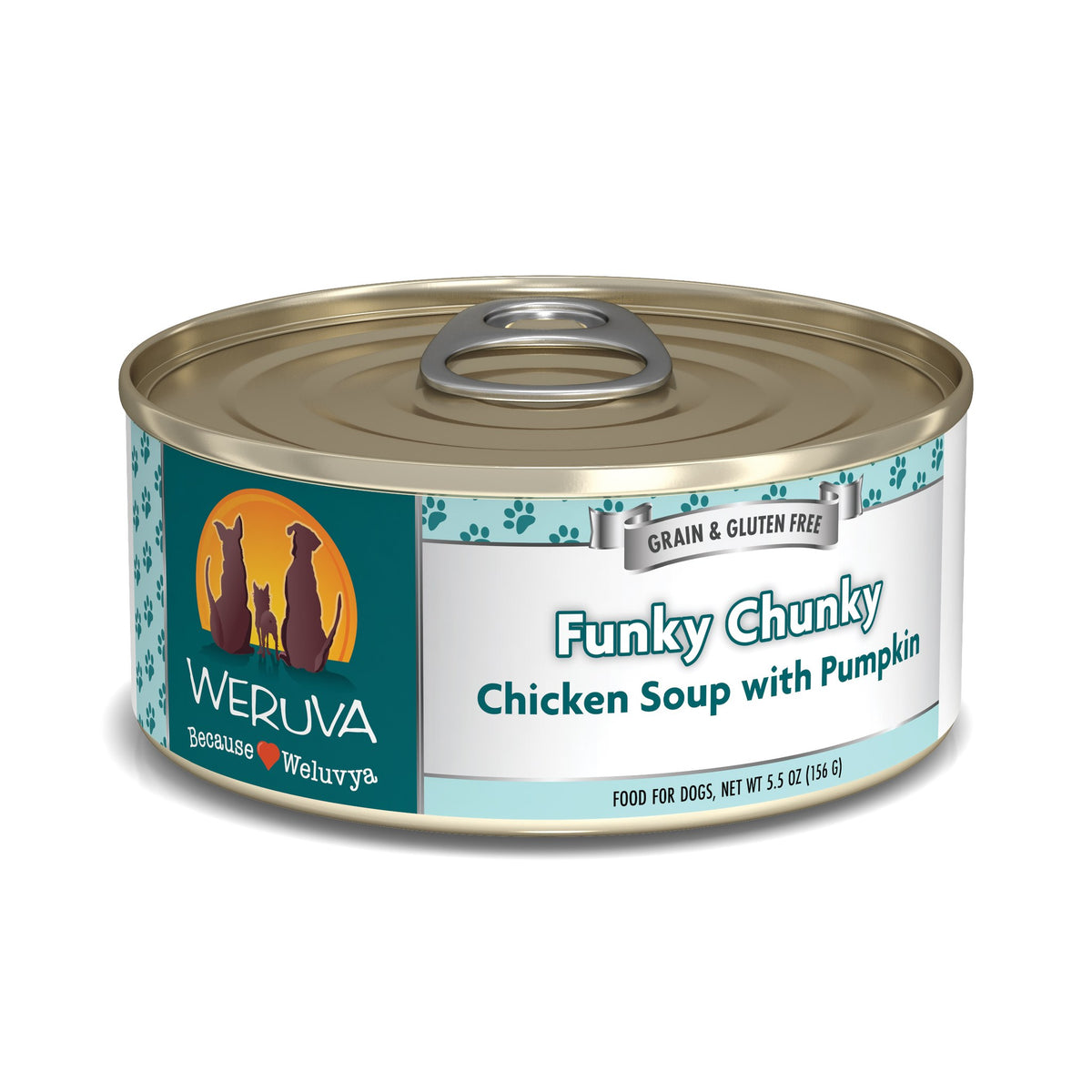 Weruva Classic Dog Funky Chunky Chicken Breast Pumpkin in Gravy 5.5 oz