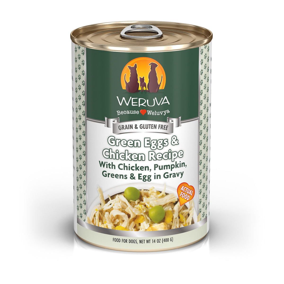 Weruva Classic Dog Green Eggs Chicken Breast Pumpkin in Gravy 14 oz