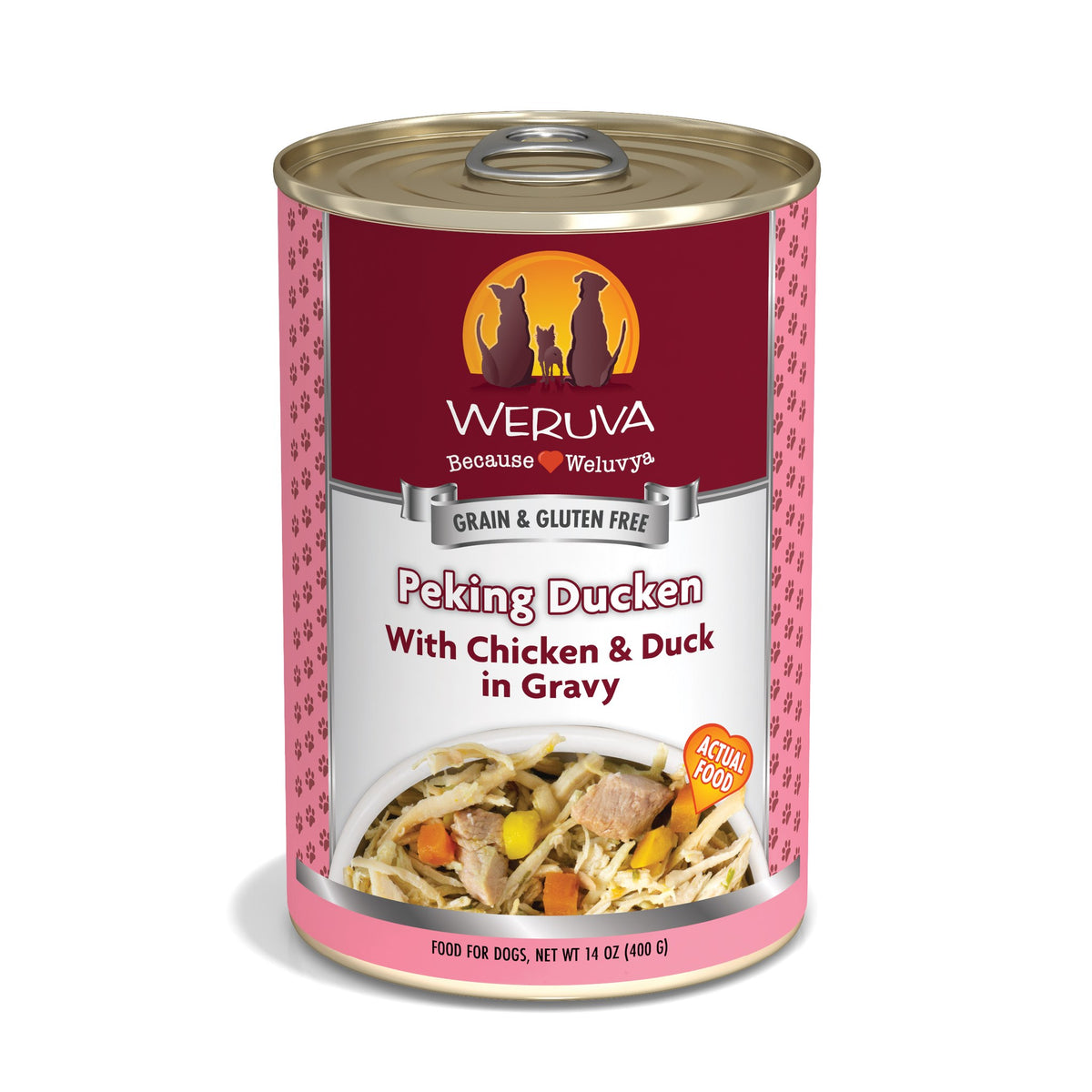 Weruva Classic Dog Peking Ducken Chicken Duck in Gravy 14 oz