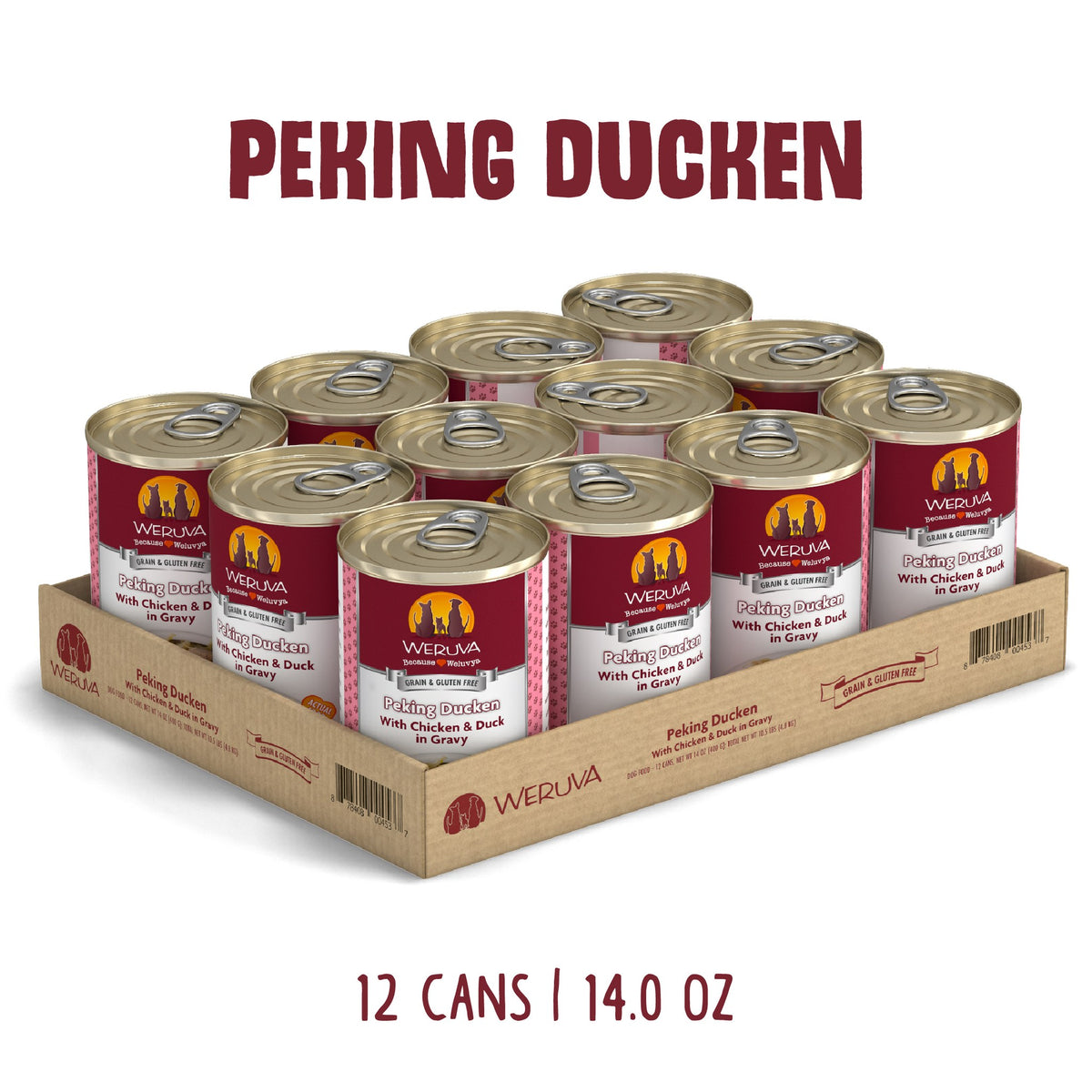 Weruva Classic Dog Peking Ducken Chicken Duck in Gravy 14 oz