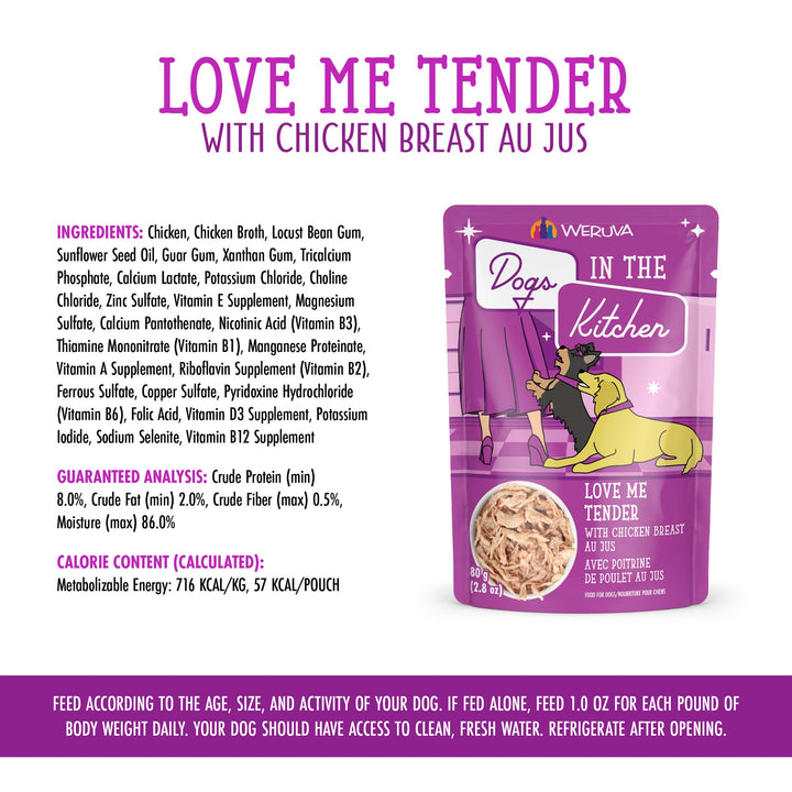 Weruva DITK Pouch GF Chicken Love Me Tender
