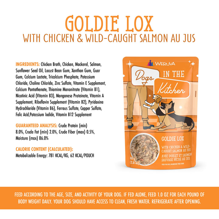 Weruva DITK Pouch GF Chicken Salmon Goldie Lox