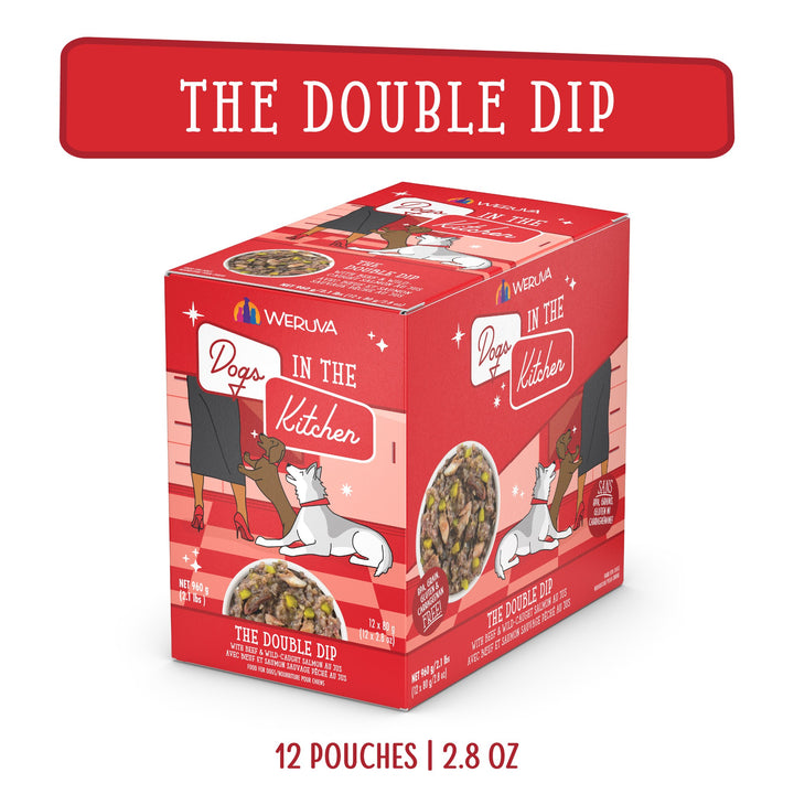 Weruva DITK Pouch GF Beef  Salmon The Double Dip