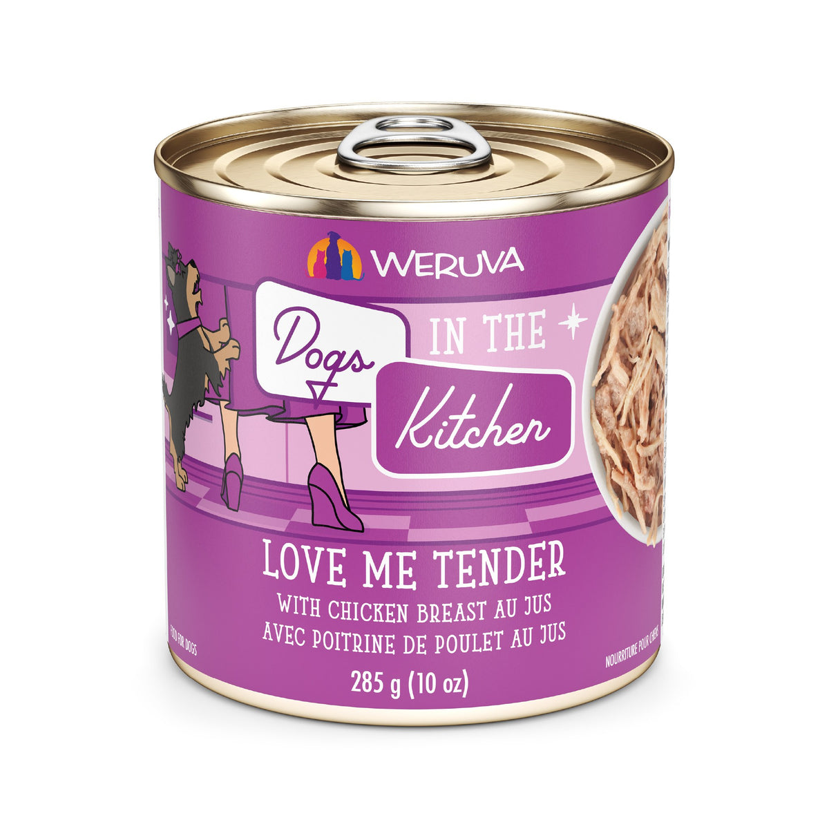 Weruva Dogs in the Kitchen Love Me Tender Chicken Breast Au Jus 10 oz