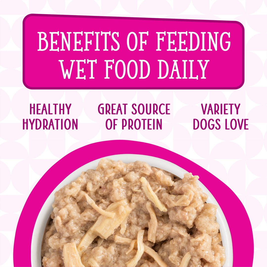 Weruva Dogs in the Kitchen Fowl Ball Chicken Breast Turkey Au Ju 10 oz