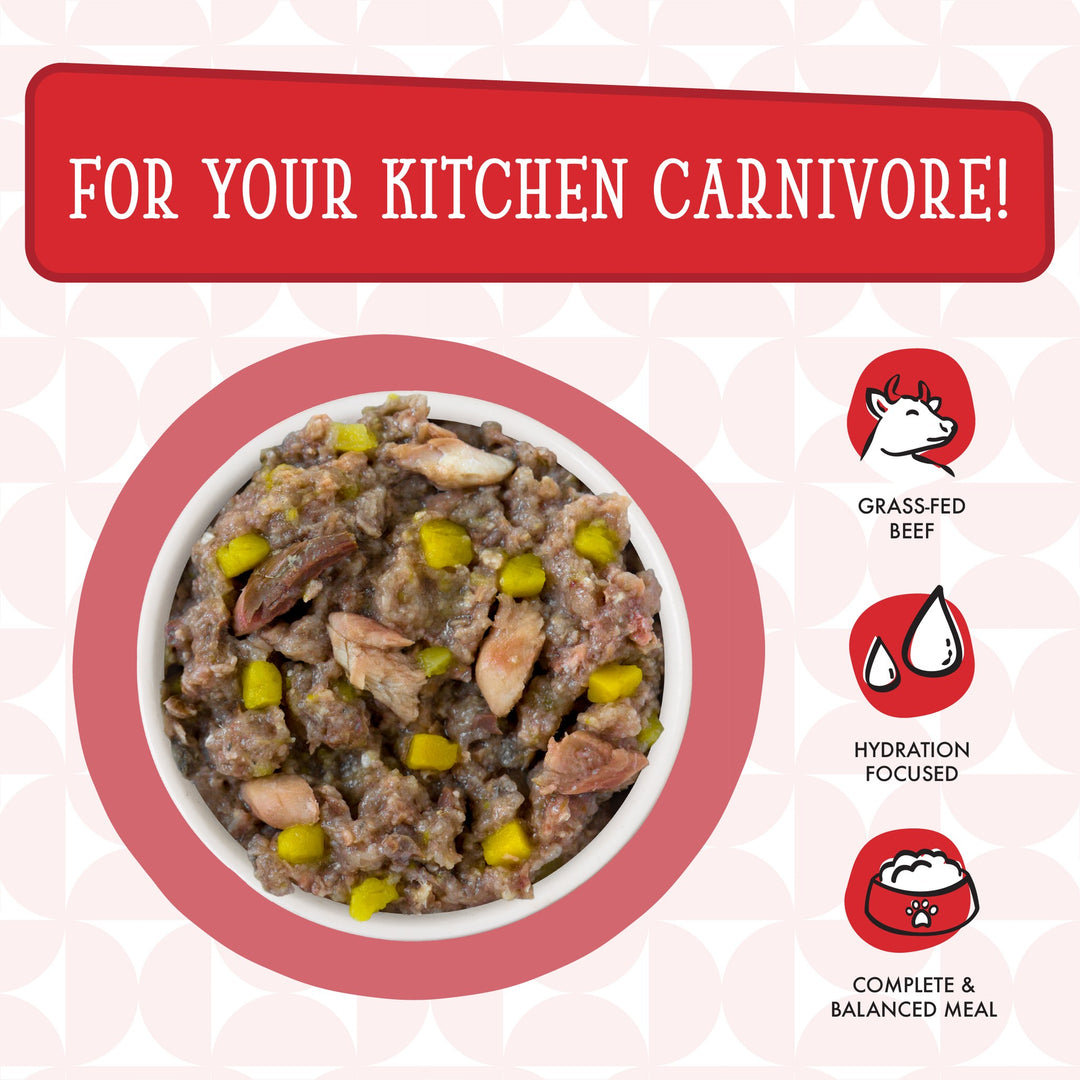 Weruva Dogs in the Kitchen Double Dip Beef Salmon Au Jus 10 oz Can