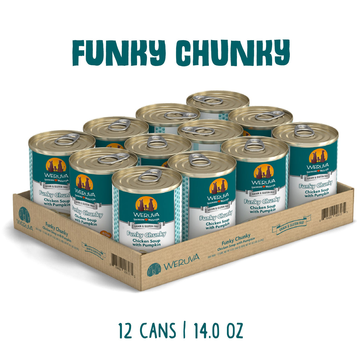 Weruva Dog Classic Chicken Soup  Pumpkin Funky Chunky 14 oz