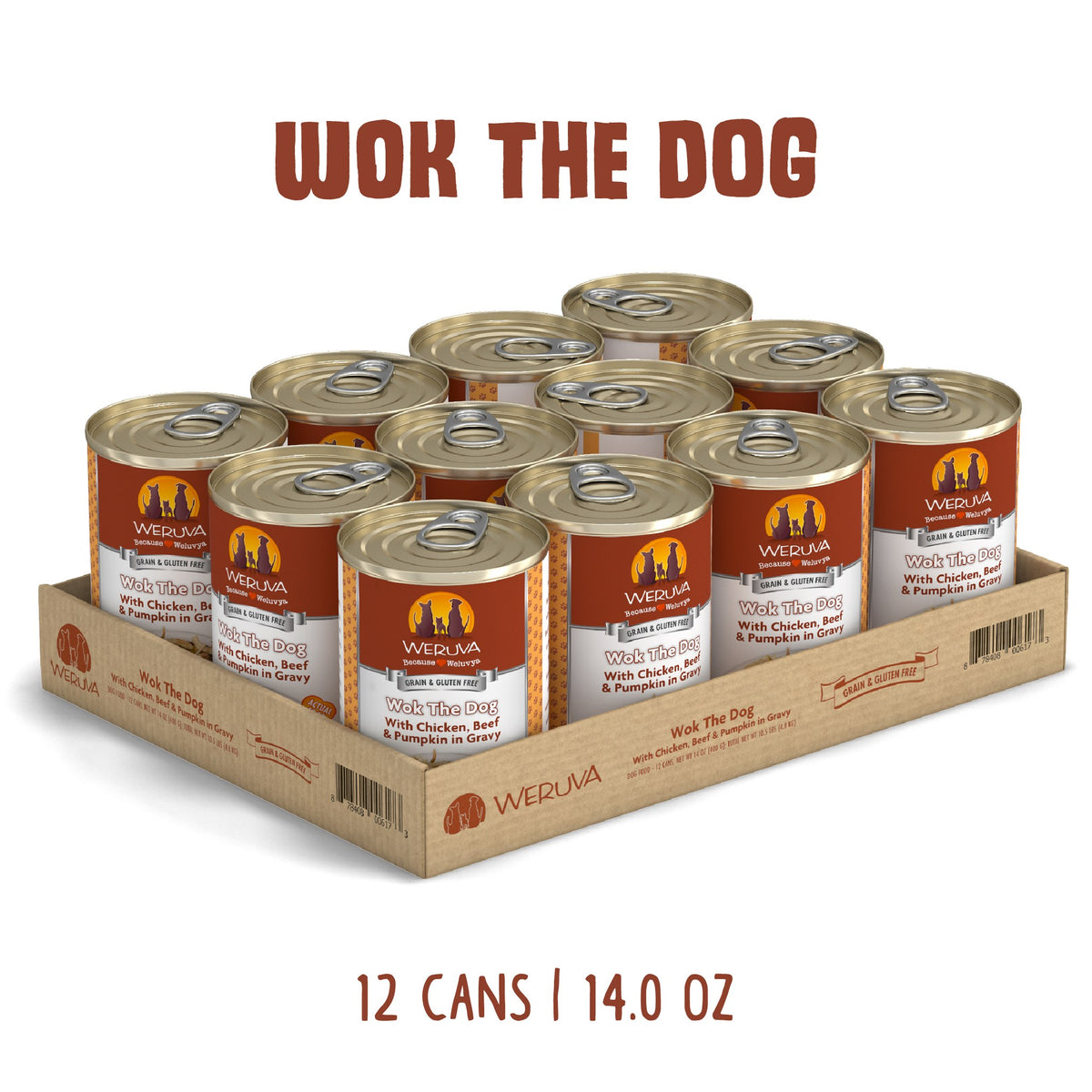 Weruva Dog Classic Chicken Beef Pumpkin Wok the Dog 14 oz