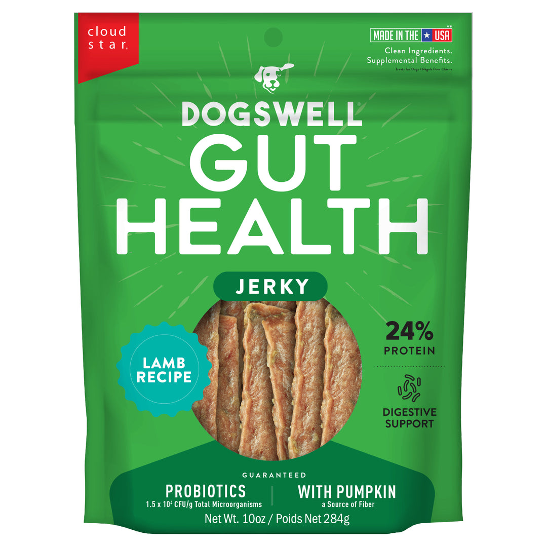 Dogswell Gut Health Lamb Jerky 10 oz