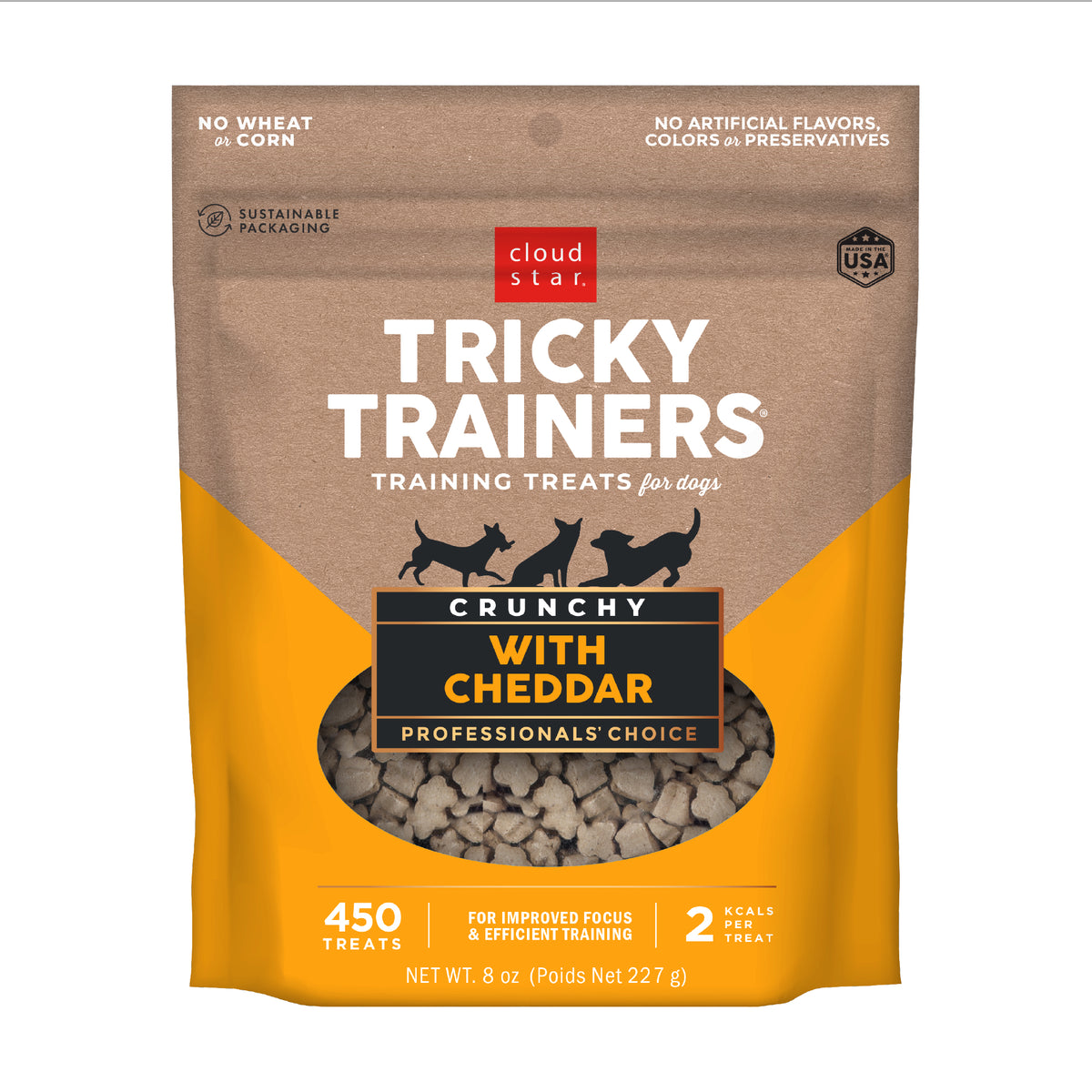 Cloud Star Crunchy Tricky Trainer Cheese 8 oz.